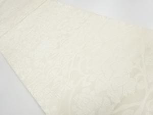 アンティーク　花更紗模様織り出し袋帯（材料）（サービス品）